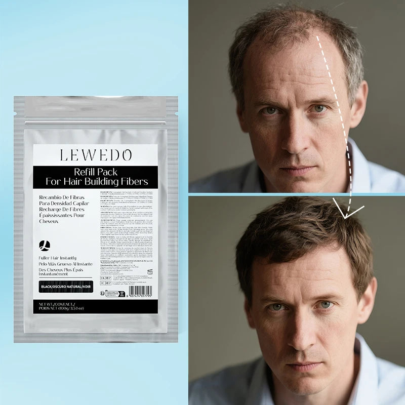 Lewedo Hair Building Fiber 100g – Keratin Thickening Powder