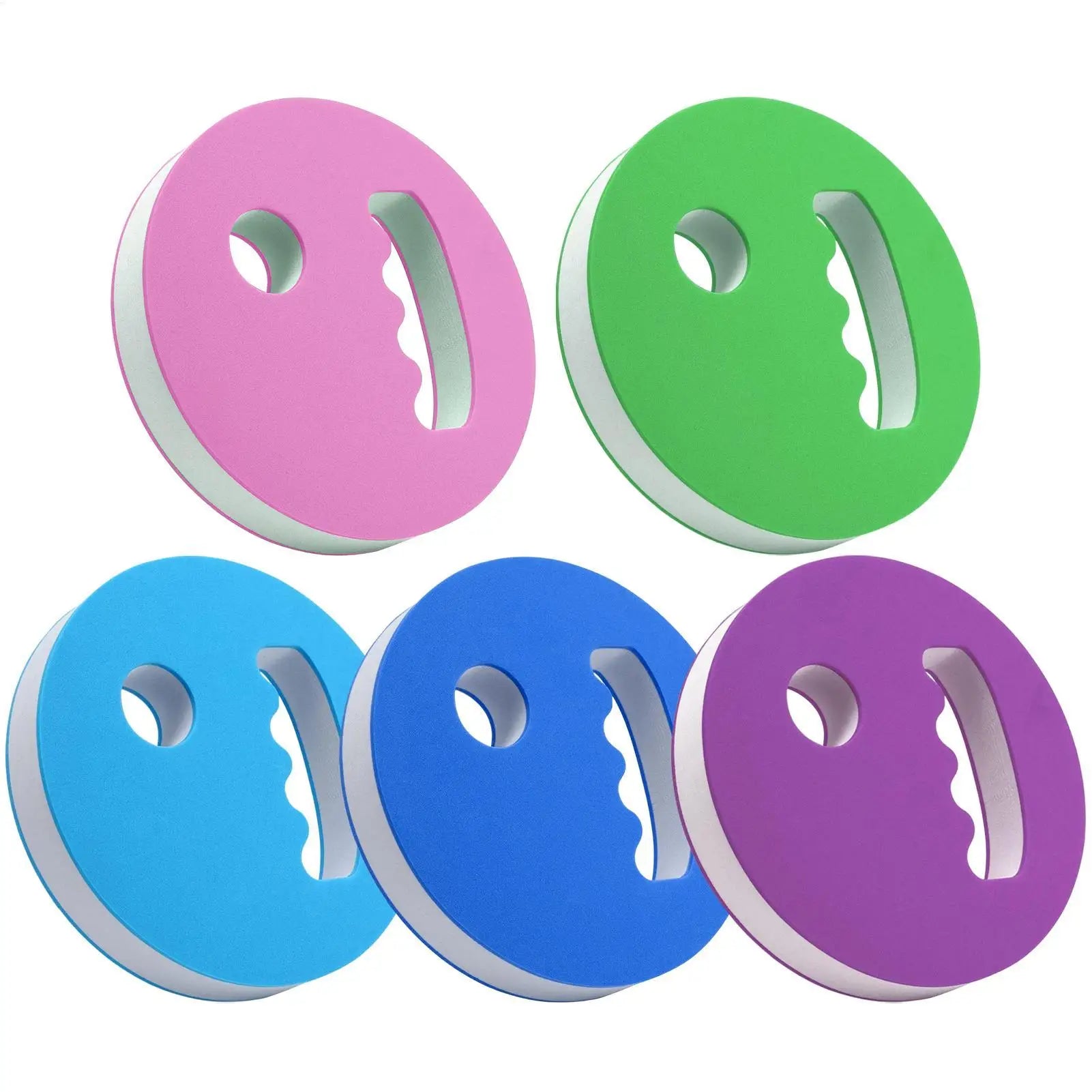 2Pcs Water Exercise Discs Swim Hand Disc Buoyancy Pool Exercise Swim Training Tool EVA Foam Aerobic Equipment Water Paddle Board Oasis Select