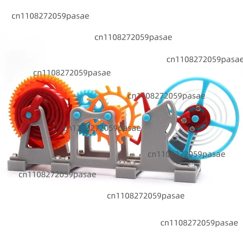 3D Mechanical Gear Model – Clockwork Escapement Balance Wheel