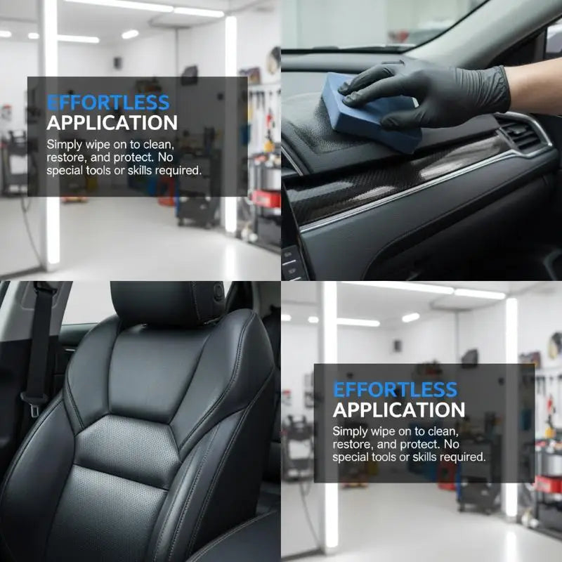 Car Plastic Restorer Coating Agent Auto Plastic Rubber Exterior Repair Clean Refresh Restoration Agent Black Shine Seal Brighten Oasis Select