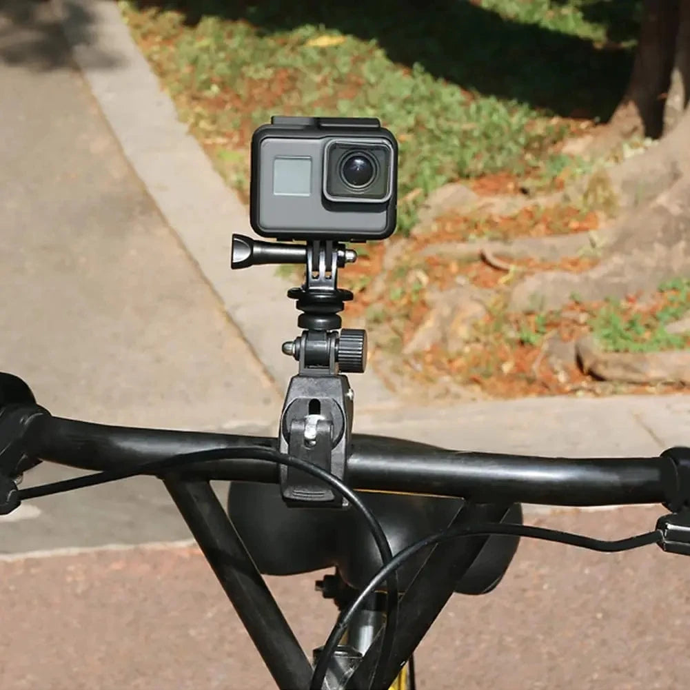 360° Handlebar Mount Clip for GoPro & Action Cameras | Bike & Moto