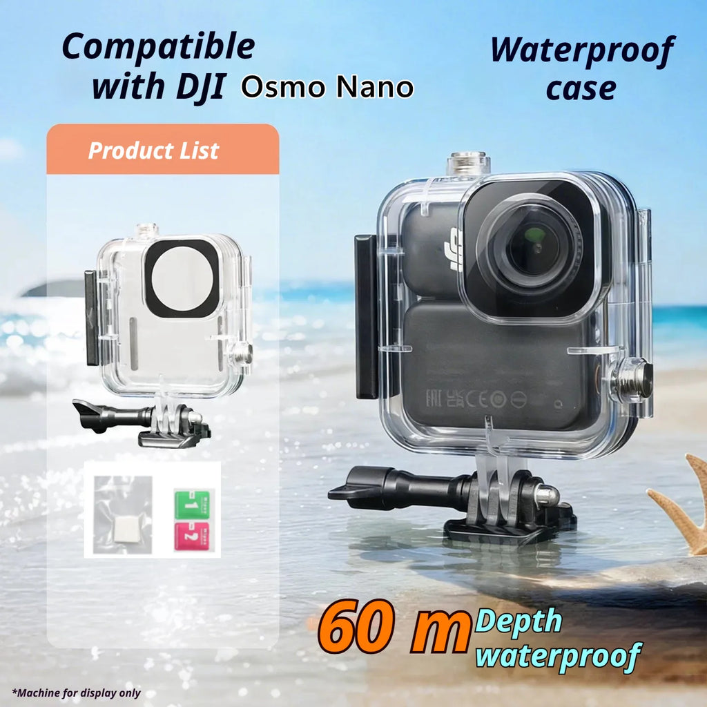 60M Waterproof Dive Housing Case for DJI Osmo Nano