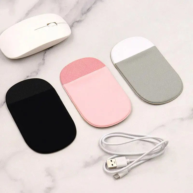 Adhesive Back Storage Bag For I-Pad Laptop Reusable Reposition Cable/MousePowerbank Pouch Tablet Accessories Holder Oasis Select