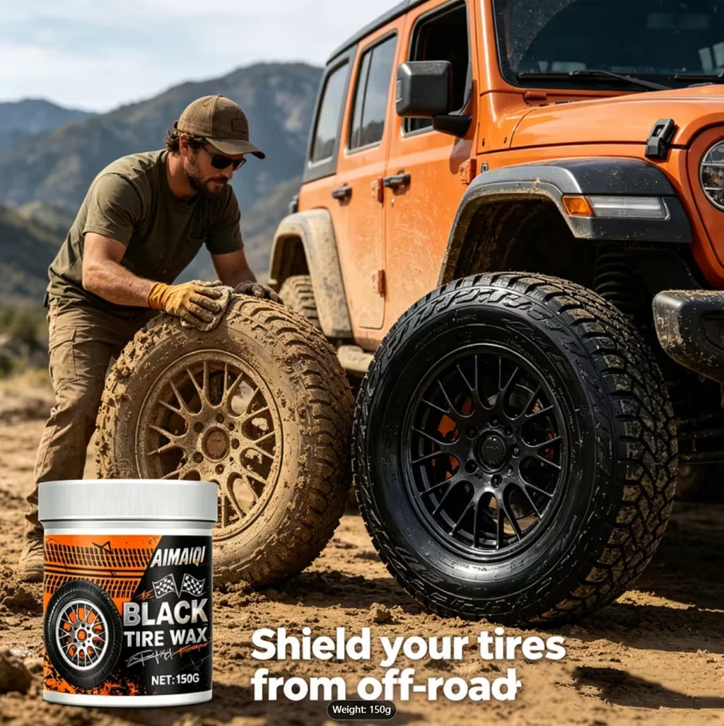 Tire Protection Wax – UV Shield, Anti-Crack Black Coating Tire Care Wax Oasis Select