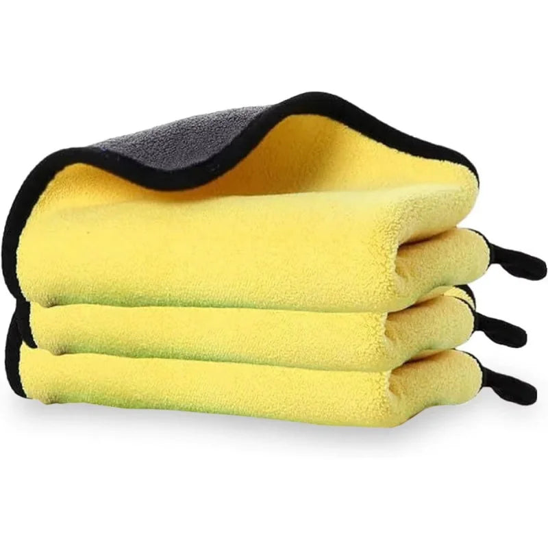 1/3/5Pcs Car Nano Ultra Fiber Cloth Towel Microfiber Car Wash Towel Coral Fleece Towel Car Care Clean Cloth for Car Home Living Oasis Select