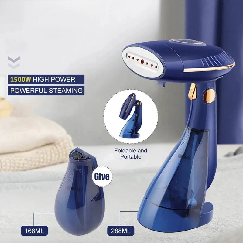 URGGU 1500W Handheld Garment Steamer – Portable Fabric Steamer