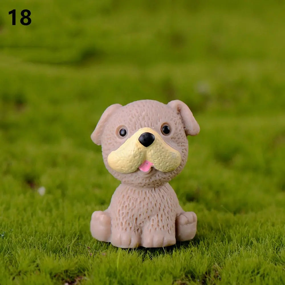 Mini White Bear Polar Bear Figurines Simulation Home Micro Landscape Garden Miniatures Animal Home Decor Accessories Oasis Select type 18
