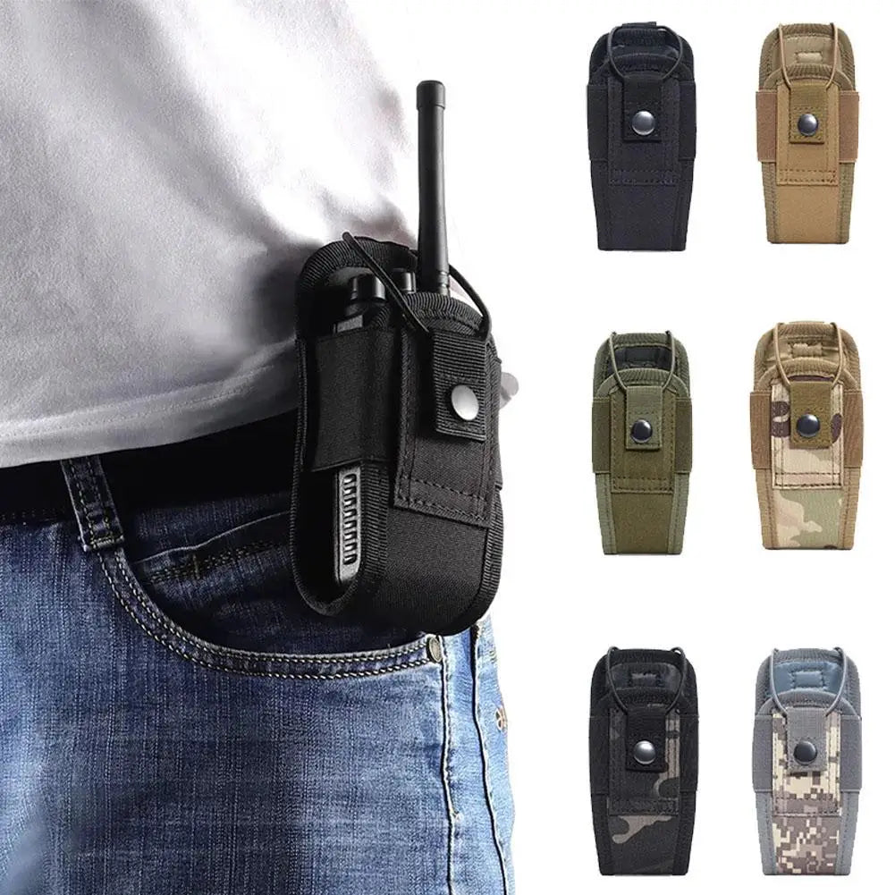 Tactical MOLLE Walkie Talkie Pouch | Outdoor Radio Holster