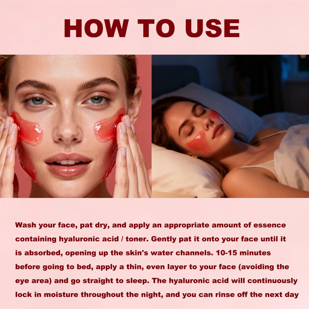 Rose Black Tea Overnight Sleeping Mask – Hydration & Glow Overnight Sleeping Mask Oasis Select