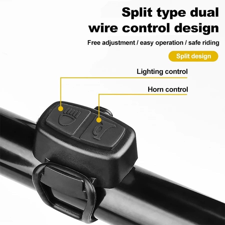 X-TIGER Bicycle Electric Bell Bike USB Charging Horn MTB Mountain Bike Warning Safety Ring Waterproof Bell Cycling Accessories Oasis Select