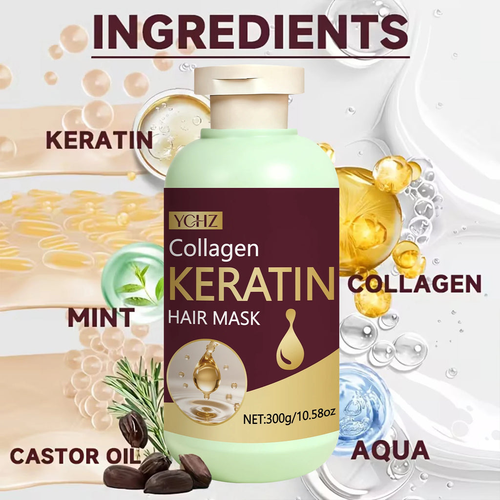 Collagen Hair Mask 300g – Nourishes Dry & Curly Hair