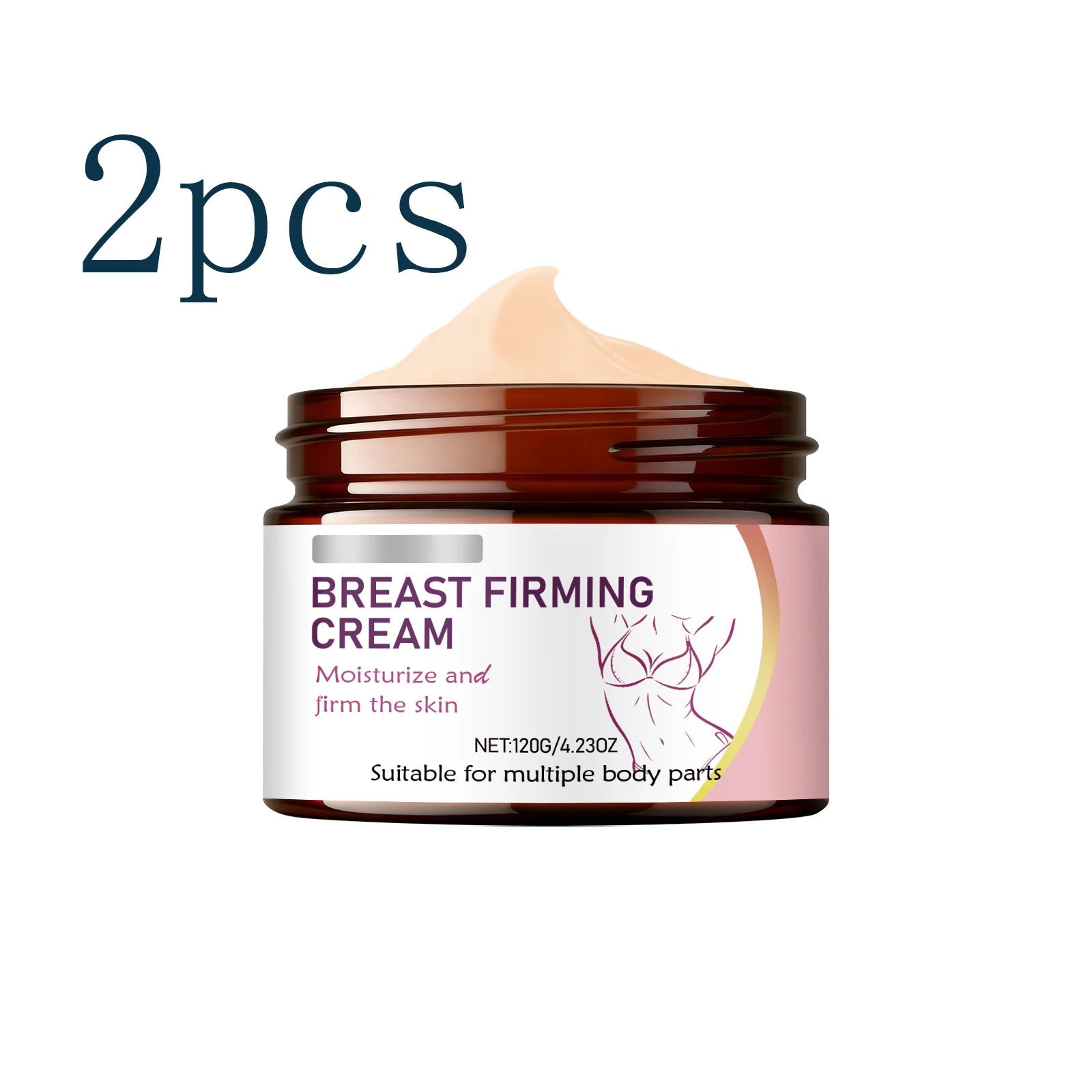 Breast Care Cream, Moisturizing & Softening for Women's Chest Skin, Daily Gentle Hydrating & Massage Care Cream Oasis Select 2pcs