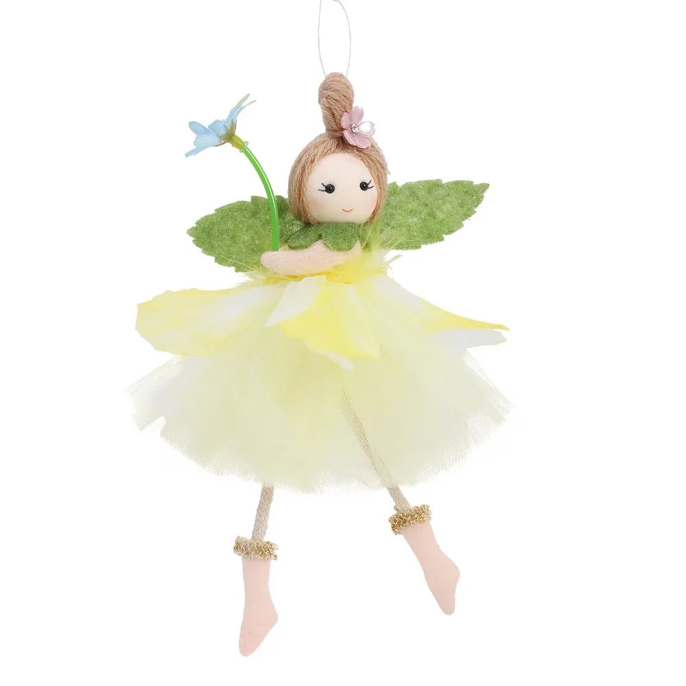 Flower Fairy Ornament Pendant – Handmade Spring Easter Decor