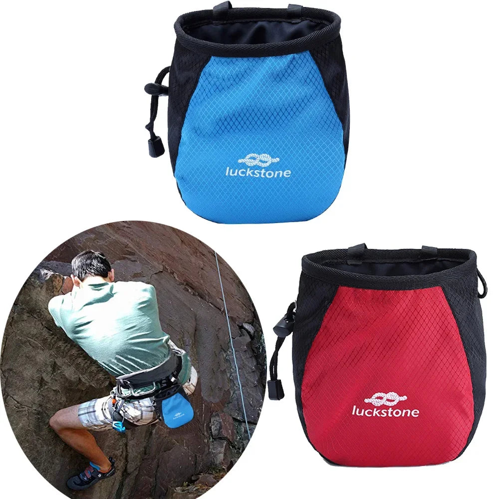 Printing Climbing Gym Magnesium Powder Storage Adjustable Waist Belt Nonslip Chalk Bag Bouldering Weightlifting Pouch Oasis Select