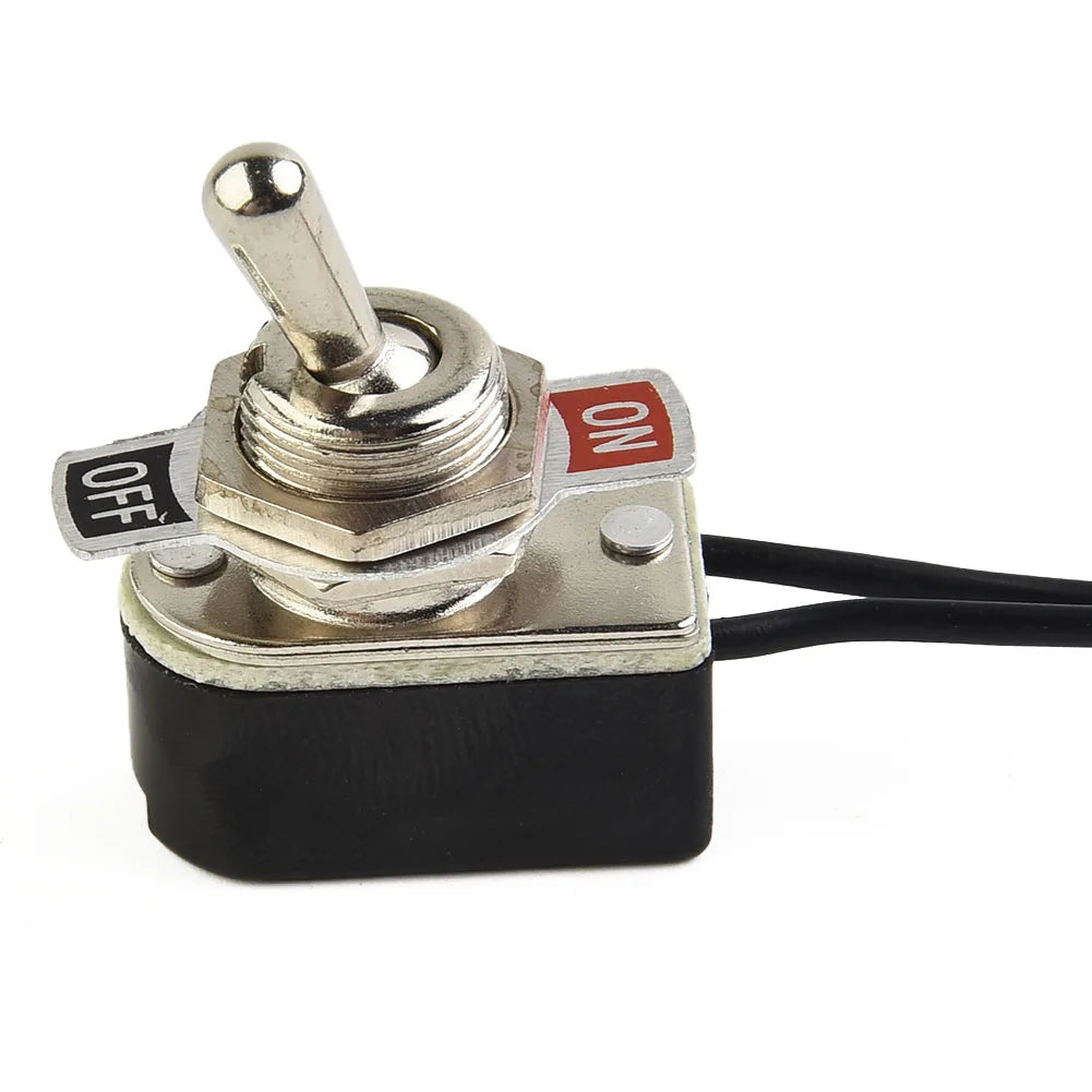 6A SPST Prewired Rocker Toggle Switch ON/OFF – 12mm Panel Rocker Toggle Switch Oasis Select