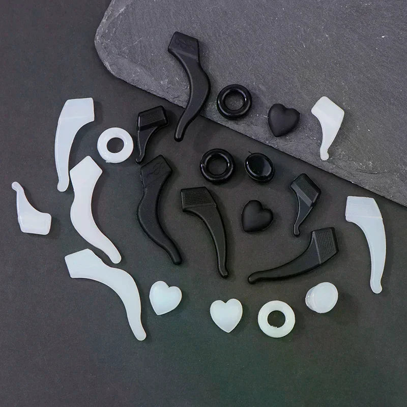 Anti-slip Silicone Ear Grip Glasses Eyeglasses Leg Ear Hook Stopper Bracket Fastener Accessories Temple Tip Eyewear Holder Oasis Select