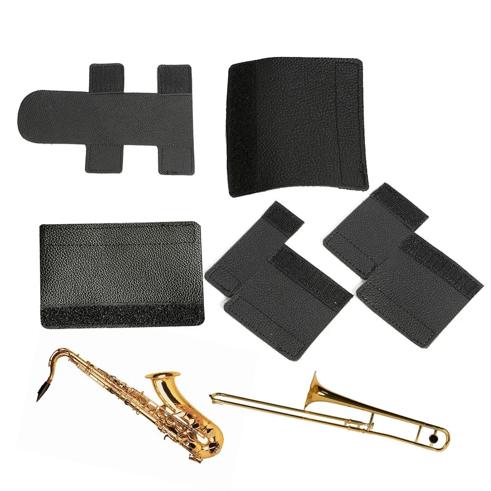Trombone Trumpet Handguard Cushion Leather Sax Trombone Protective Neck Cover Protective Case Cover Woodwind Instrument Oasis Select