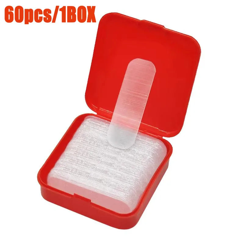 1-10box Double Sided Tape Nano Reusable Super Strong Transparent Wall Sticker Waterproof Widely Used Wall Sticker Oasis Select 1Box (60pcs)