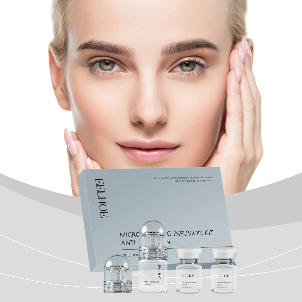 Hyaluronic Acid Facial Roller Set – Daily Hydration & Cleansing