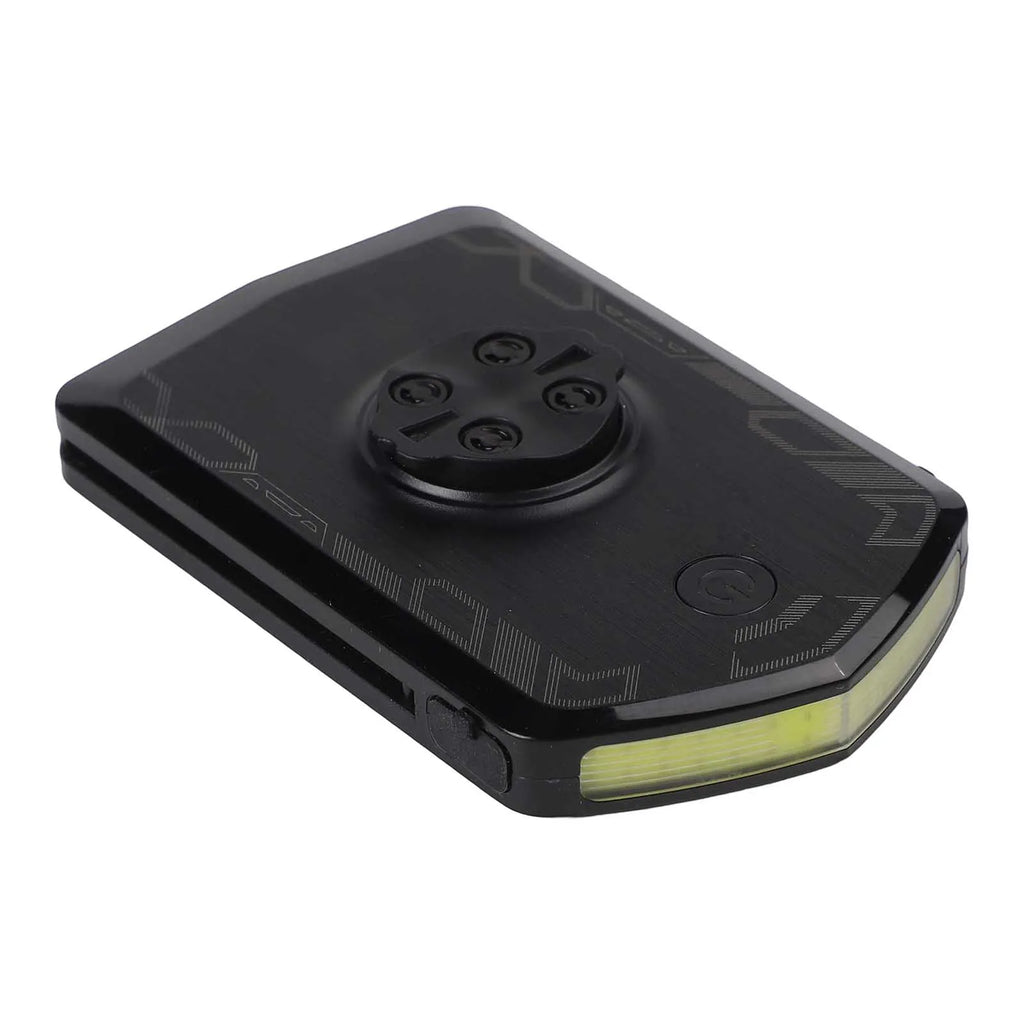 5000mAh Bike Headlight with USB Charging Capability 5V 2A Output Features Detachable Mounting Base and Charging Cable Oasis Select