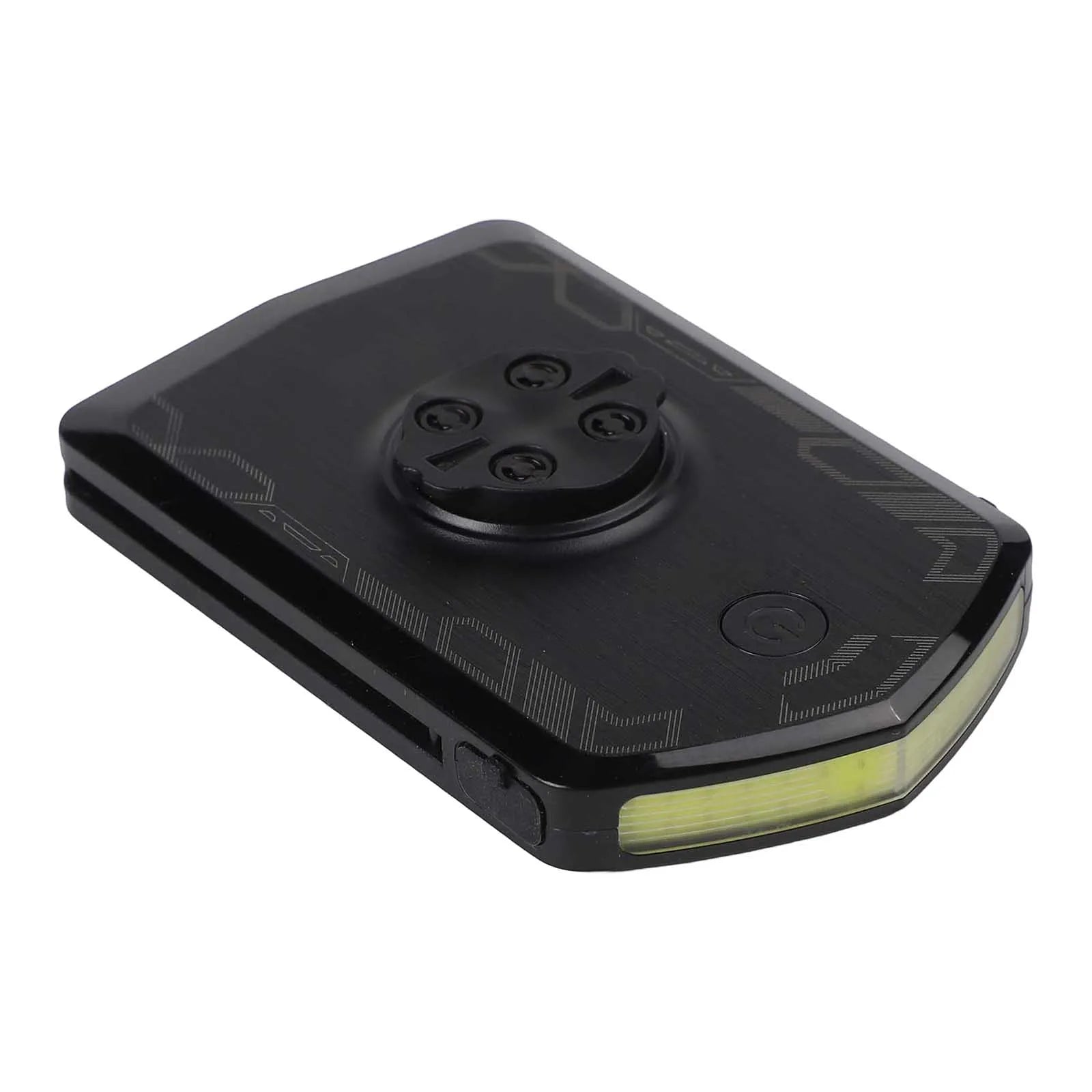 5000mAh Bike Headlight with USB Charging Capability 5V 2A Output Features Detachable Mounting Base and Charging Cable Oasis Select