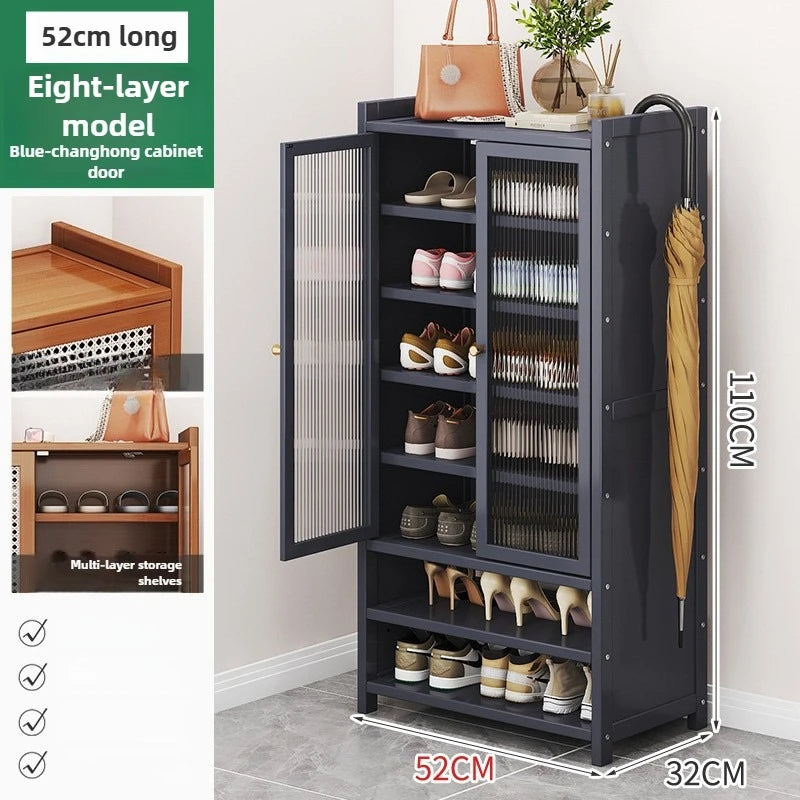 Entry to the door of the shoe cabinet, large-capacity shoe cabinet, multi-layer porch, for the corridor outside the door durable Oasis Select Grey F