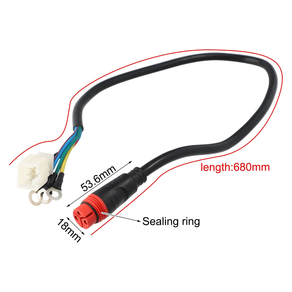 For Bafang Hub Motor Accessory EBike Extension Conversion Cable Length of 68cm Designed with Durability in Mind Oasis Select