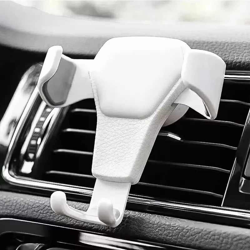 1/2/3/4pcs Car Phone Holder Bracket Gravity Mobile Mount Cellphone Stand Accessories For IPhone For Samsung For Huawei Stand Oasis Select 1pcs white