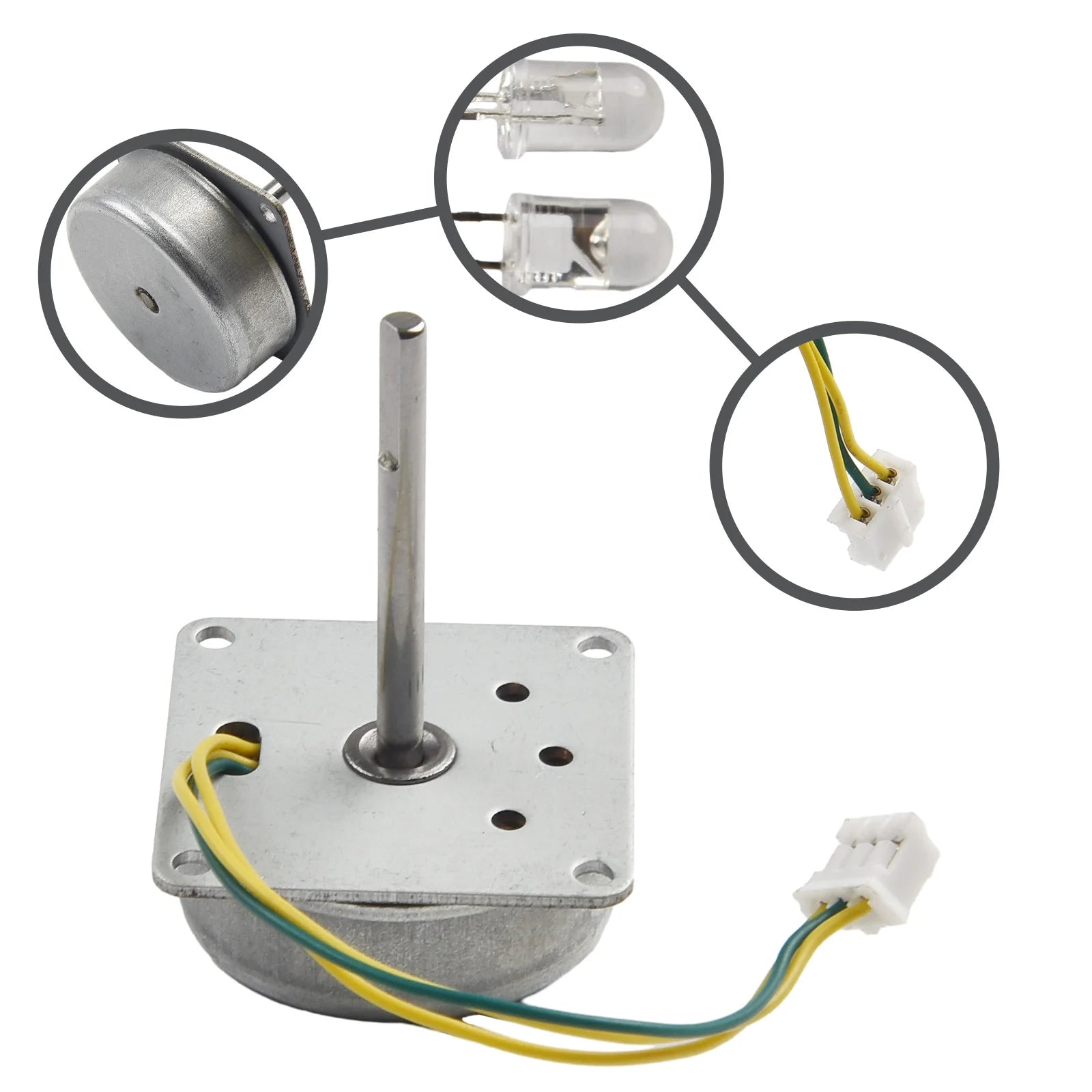 Small Generator Three-phase AC Brushless Generator Wind Power Hand Cranked Motor 3-24V High Quanlity Oasis Select