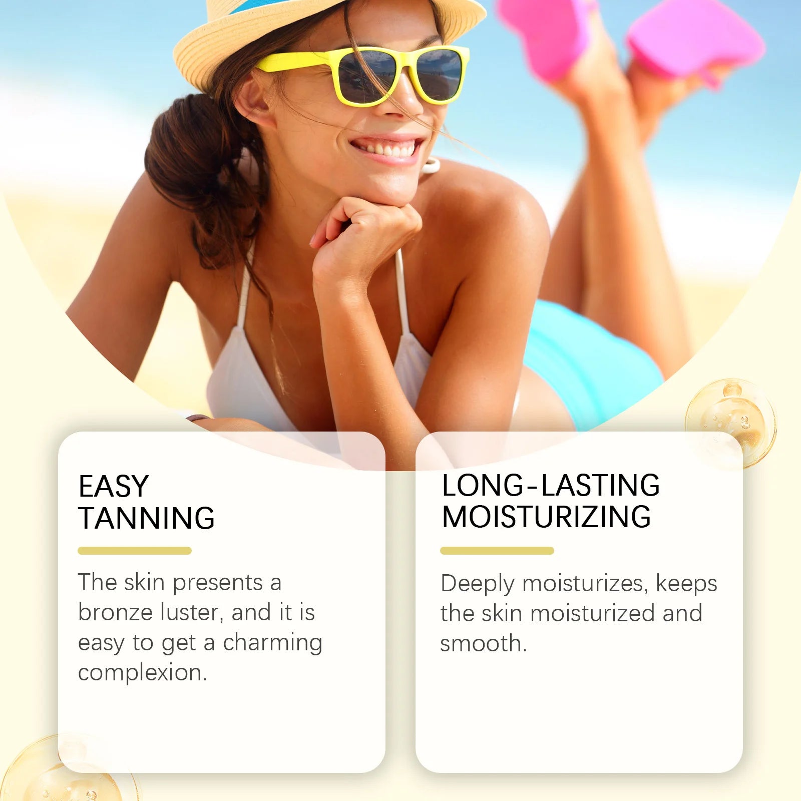 Tanning Accelerator Gel Natural Lasting Self Solarium Sunless Tanner Body Face Glow Bronzer Nourishing Intensive Tanning Cream Oasis Select