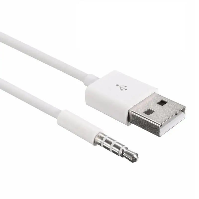 Charger Data USB 3.5mm Sync Audio Cable For IPod Shuffle 3rd 4th MP3 Player 7th 6th 5th 1st Gen Accessories Oasis Select