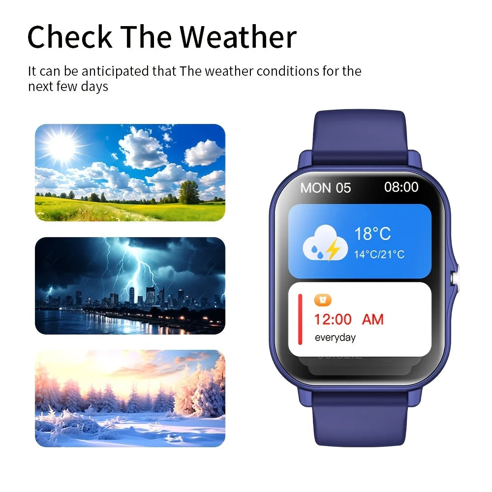 ERUN Smart Watch 1.83" Touch Screen – Calls & Pedometer