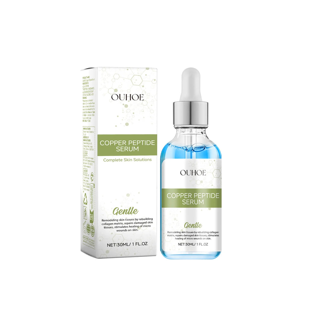 Blue Copper Peptide Face Serum – Anti-Aging, Firming & Bright Face Serum Oasis Select 30ml Boxed