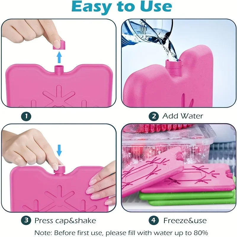 Reusable Ultra-thin Cooling Element Ice Pack, Suitable for Outdoor Activities To Keep Food Fresh Oasis Select