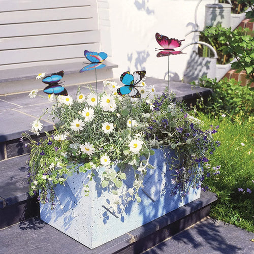 10 Artificial Butterfly Garden Stakes – Colorful Yard Decor Garden Butterfly Stakes Oasis Select