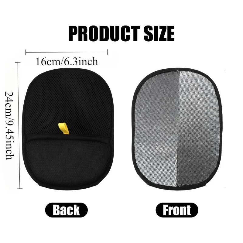 Reusable Double Sided Grooming Glove Pet Hair Removal Tool Static Fur Remover for Cats Dogs Carpets Furniture Cleaning Oasis Select