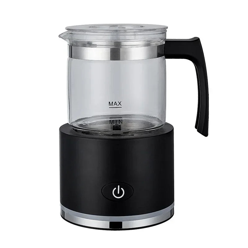 Electric Bubble Maker Automatic Milk Frother Foamer Mixer Heater Latte Cappuccino Hot Foam Warmer Fancy Coffee Machine 110V/220V Oasis Select black UK