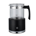 Electric Bubble Maker Automatic Milk Frother Foamer Mixer Heater Latte Cappuccino Hot Foam Warmer Fancy Coffee Machine 110V/220V Oasis Select black UK