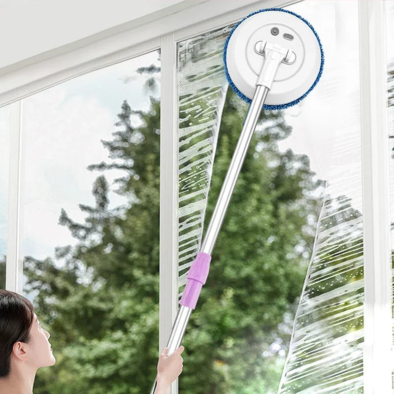 GUOHE Wireless Electric Spin Mop – 2-in-1 Wet & Dry Cleaner