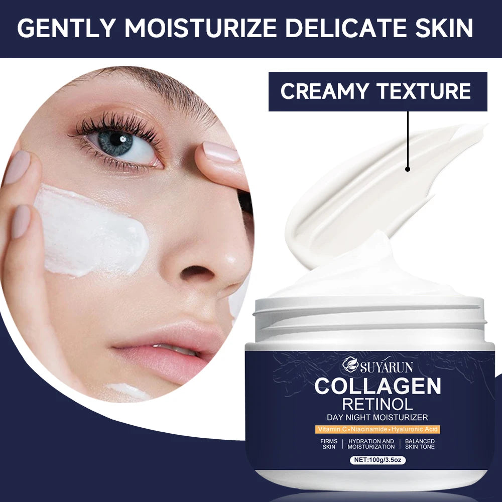 Collagen Retinol Moisturizer – Vitamin C & Niacinamide Cream