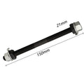 Solid Hub Axle Spindle Shaft Metal Adapter Mountain Bike Cycling Parts Mountain Bike Accessories Part Front Rear 150mm 180mm Oasis Select Front Axle