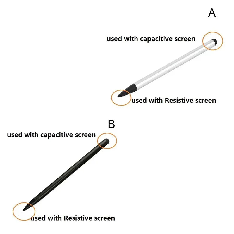 1/2/3pcs Universal Tablet Pen Phone Capacitive/Resistive Stylus Pen For IPhone Ipad Android All Touch Screens Rubber Stylus Pens Oasis Select 2pcs mix
