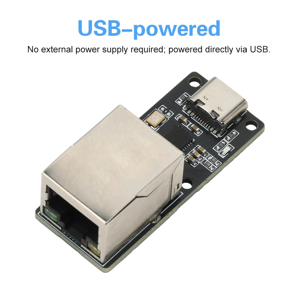 CH397A USB-C to RJ45 Ethernet Module 100 Mbps USB Network Card Electronic Component Kit Type-c Interface Oasis Select