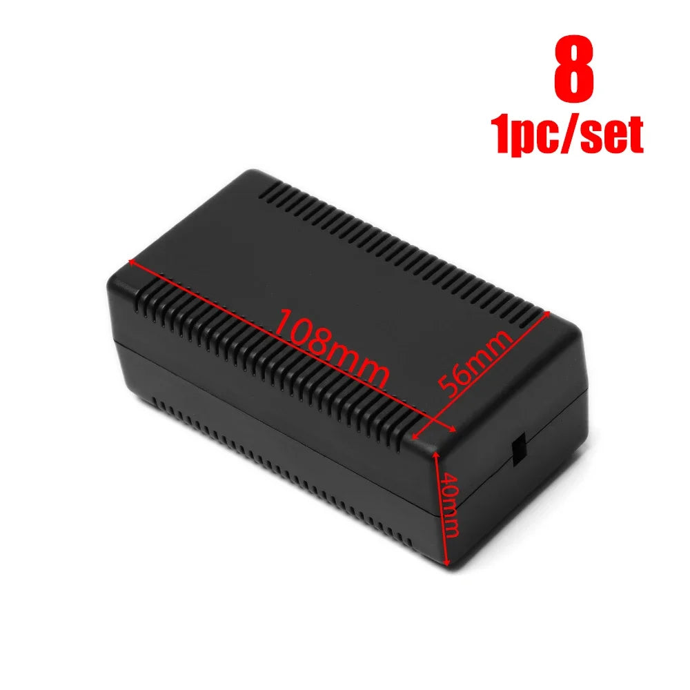 22Sizes High Quality Instrument Case Enclosure Boxes ABS Plastic Waterproof Cover Project Electronic Project Box Oasis Select Style 2-8