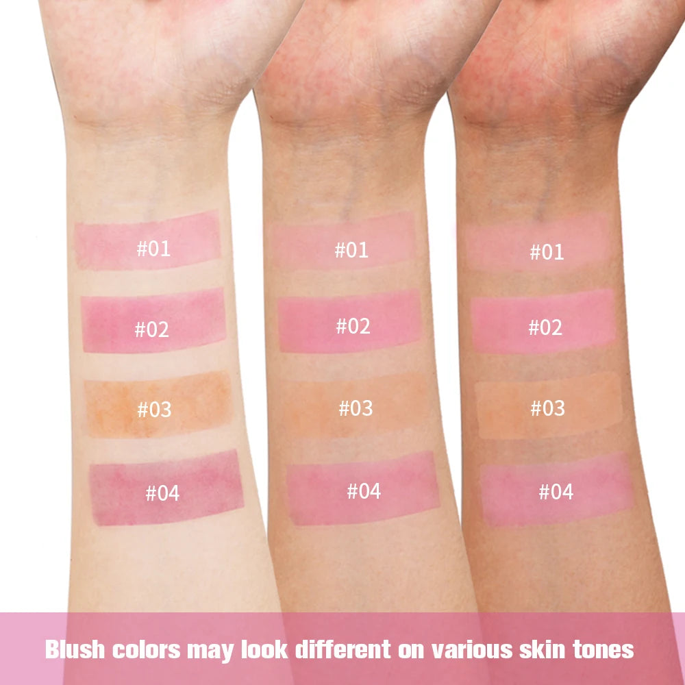 Original Cooling Water Jelly Blush Stick Blush Tinted Cosmetics Tint Stick Watercolor Multi-Use Matte Blush Makeup For Women Oasis Select