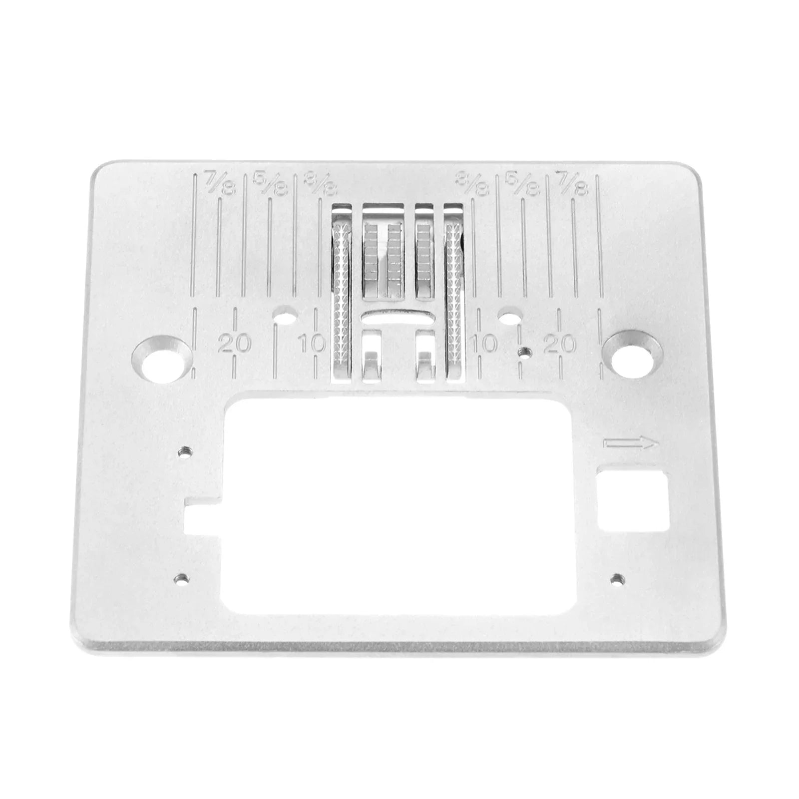 Sewing Machine Needle Throat Plate Q60D for Singer 4432 5511 4423 Heavy Duty Model Metal Needle Plate DIY Apparel Sewing 78*78mm Oasis Select