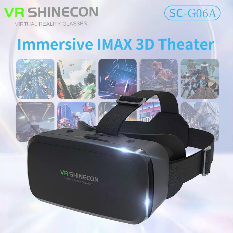 VR 3D Headset Goggle & Game Controller Set for Smartphone