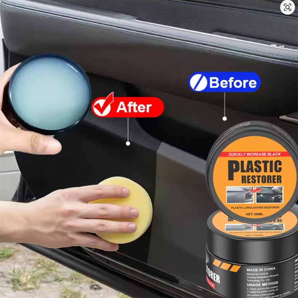 Leather Restorer Paste Renewal Wax Car Interior Leather Care Cleaning Cream Auto Shine Cleaner Long-Lasting Protection Cream Oasis Select