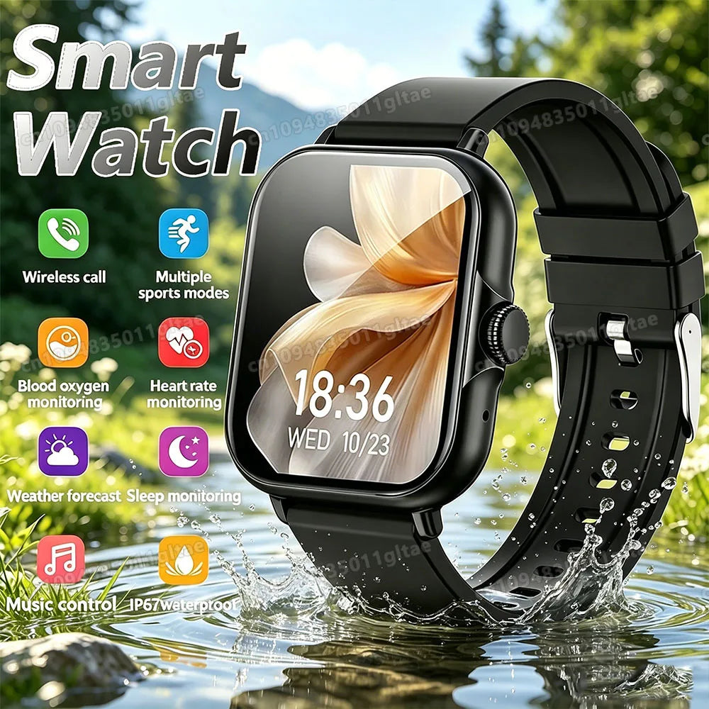 Smartwatch Sports Music Control Phone Call Pedometer Men Smart Watch For Women Health Calories Message Alerts For Phone Android Oasis Select