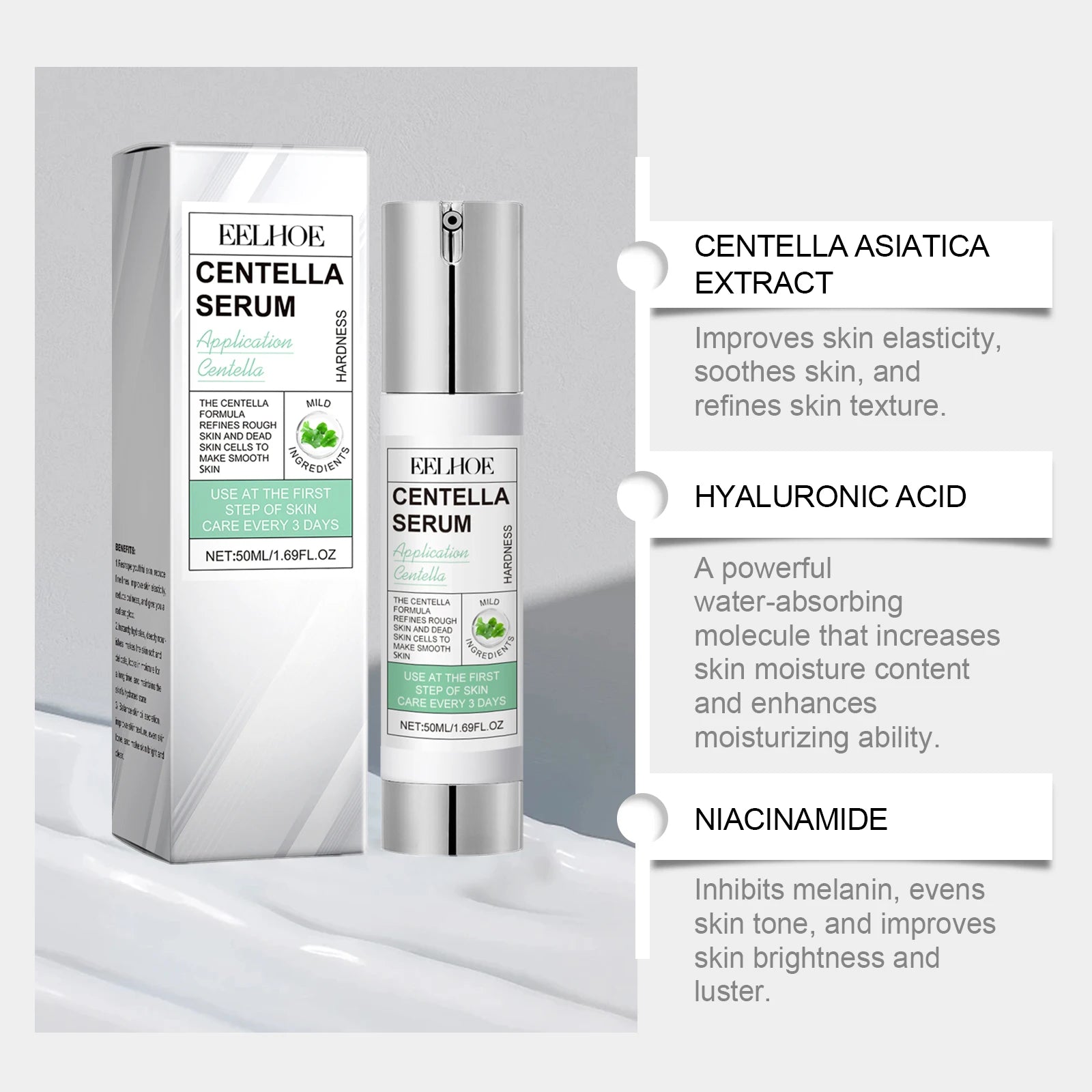Eelhoe Centella Serum – Brightening, Pore Repair & Calming